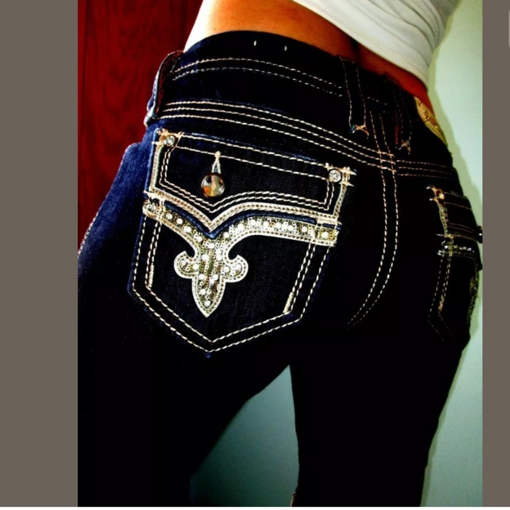 Rock Revival Bermuda Denim Jean Shorts Size 31 NEW